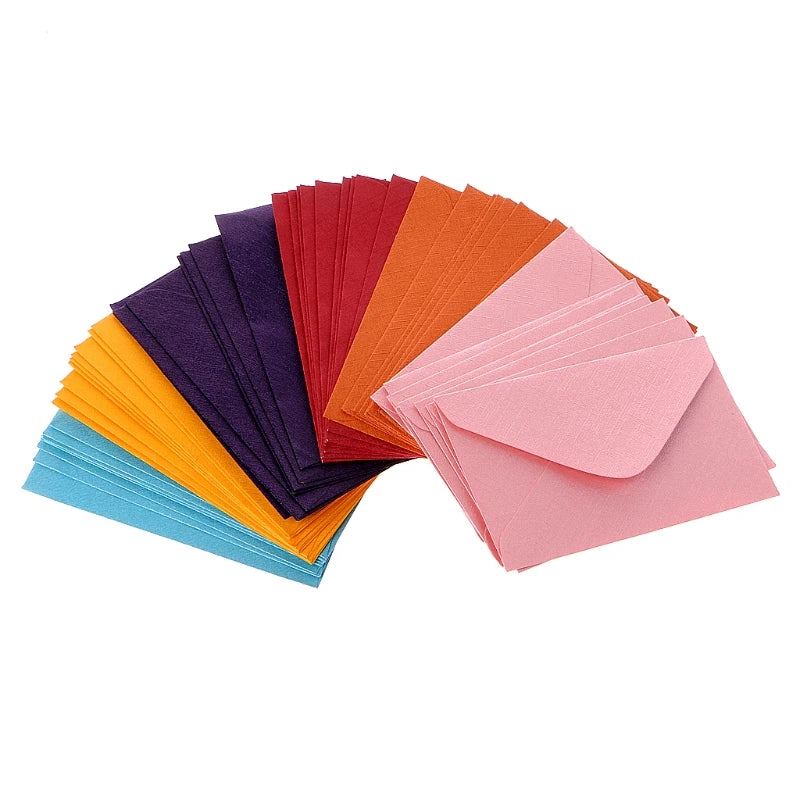 Envelopes- Bulk Sale- 50 Envelopes Multi-colored