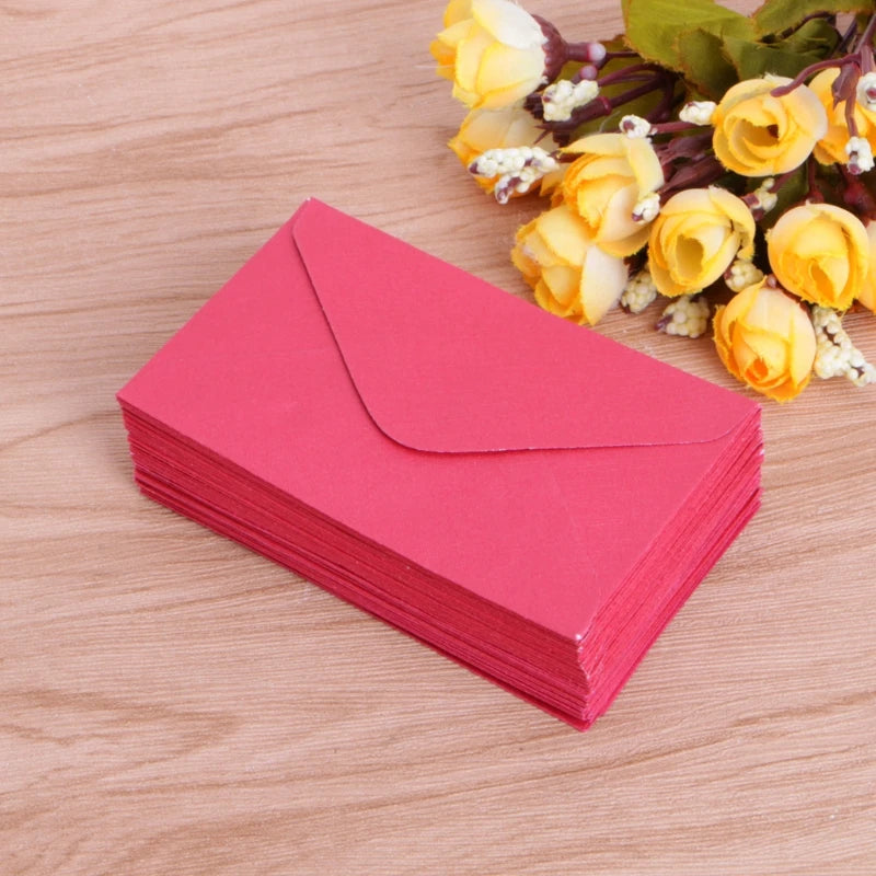 Envelopes- Bulk Sale- 50 Envelopes Multi-colored