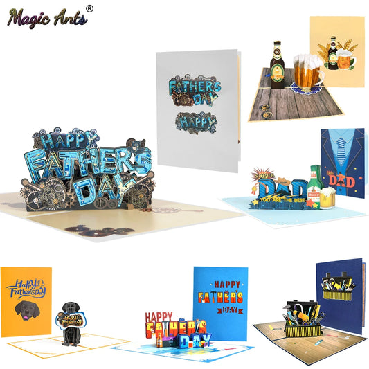 Fathers Day Cards 3D Pop-Up